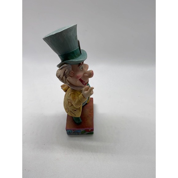 Jim Shore Disney Traditions Mad Cap Mayhem Mad Hatter Alice in Wonderland RARE - Picture 5 of 11